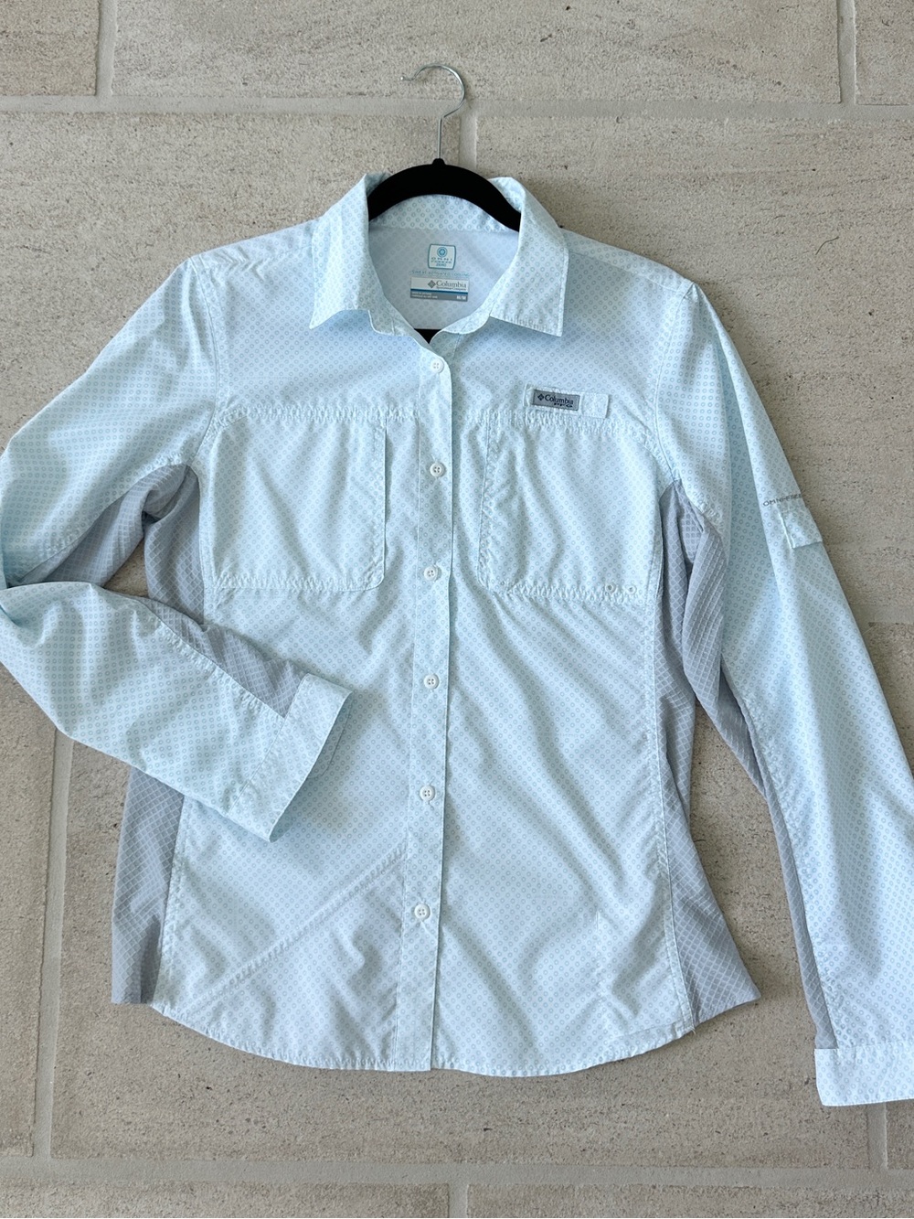 Columbia Omni-Freeze Fishing / Hiking Shirt, M